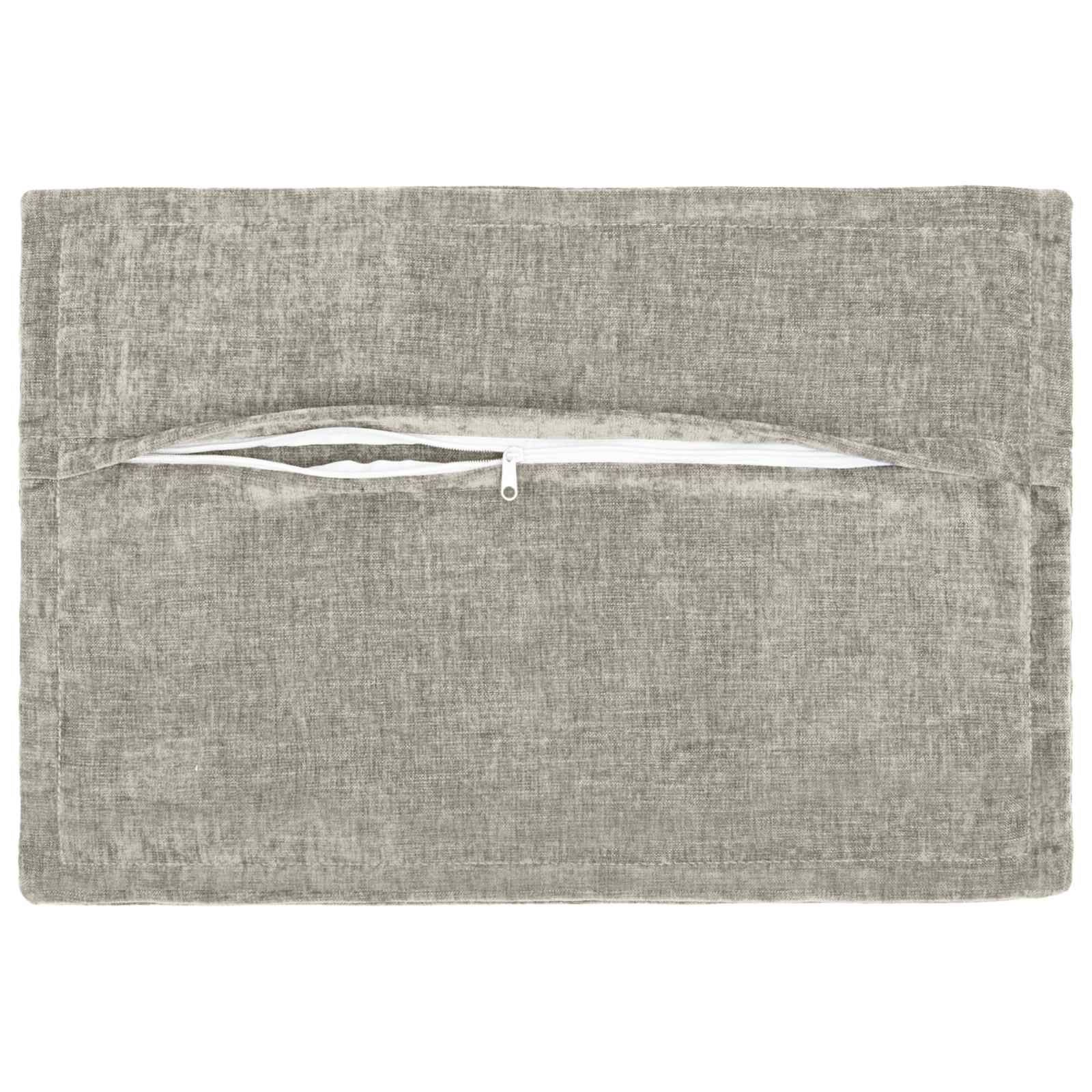 vidaXL Cushion Cover 6 pcs HOUTEN Light Grey 50 x 80 cm 4