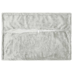 vidaXL Cushion Cover 6 pcs HOUTEN Light Grey 50 x 80 cm Flannel 4
