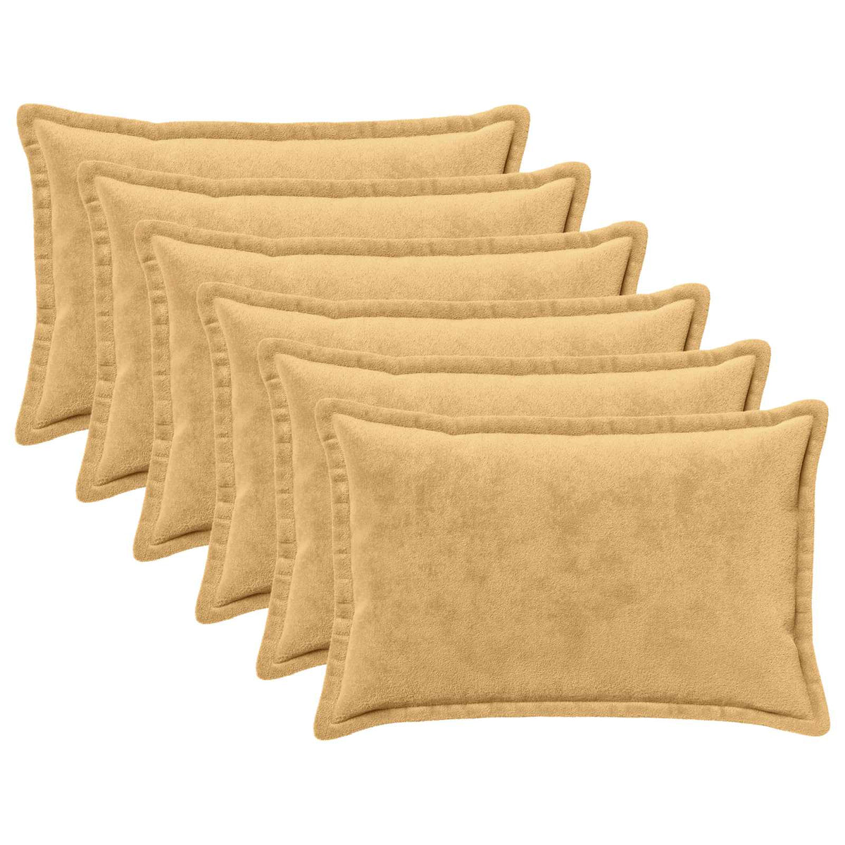 Cushion Cover 6 pcs HOUTEN Taupe Flannel, image 2