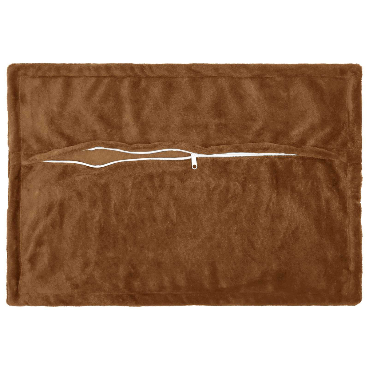 vidaXL Cushion Cover 6 pcs HOUTEN Light Brown 50 x 80 cm Flannel 4