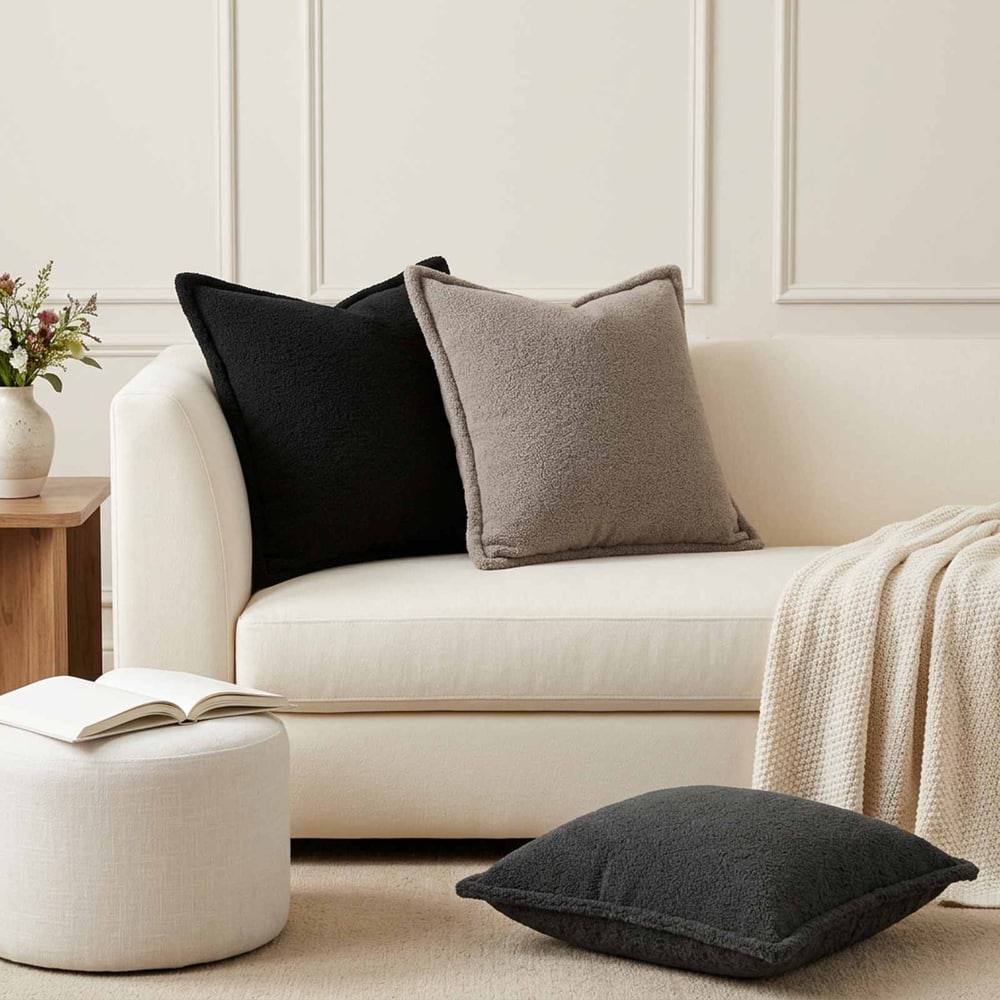 Cushion Cover HOUTEN Bouclé