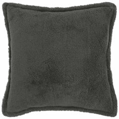 vidaXL Cushion Cover 6 pcs HOUTEN Dark Grey 55 x 55 cm Bouclé 2