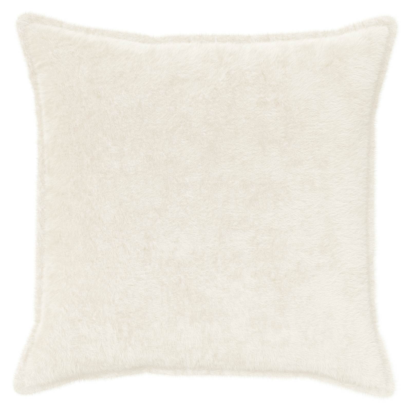 vidaXL Cushion Cover 6 pcs HOUTEN White 55 x 55 cm Faux Rabbit Fur 3