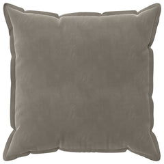 vidaXL Cushion Cover 6 pcs HOUTEN Light Grey 65 x 65 cm Velvet 3