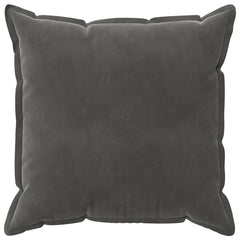 vidaXL Cushion Cover 6 pcs HOUTEN Dark Grey 65 x 65 cm Velvet 3