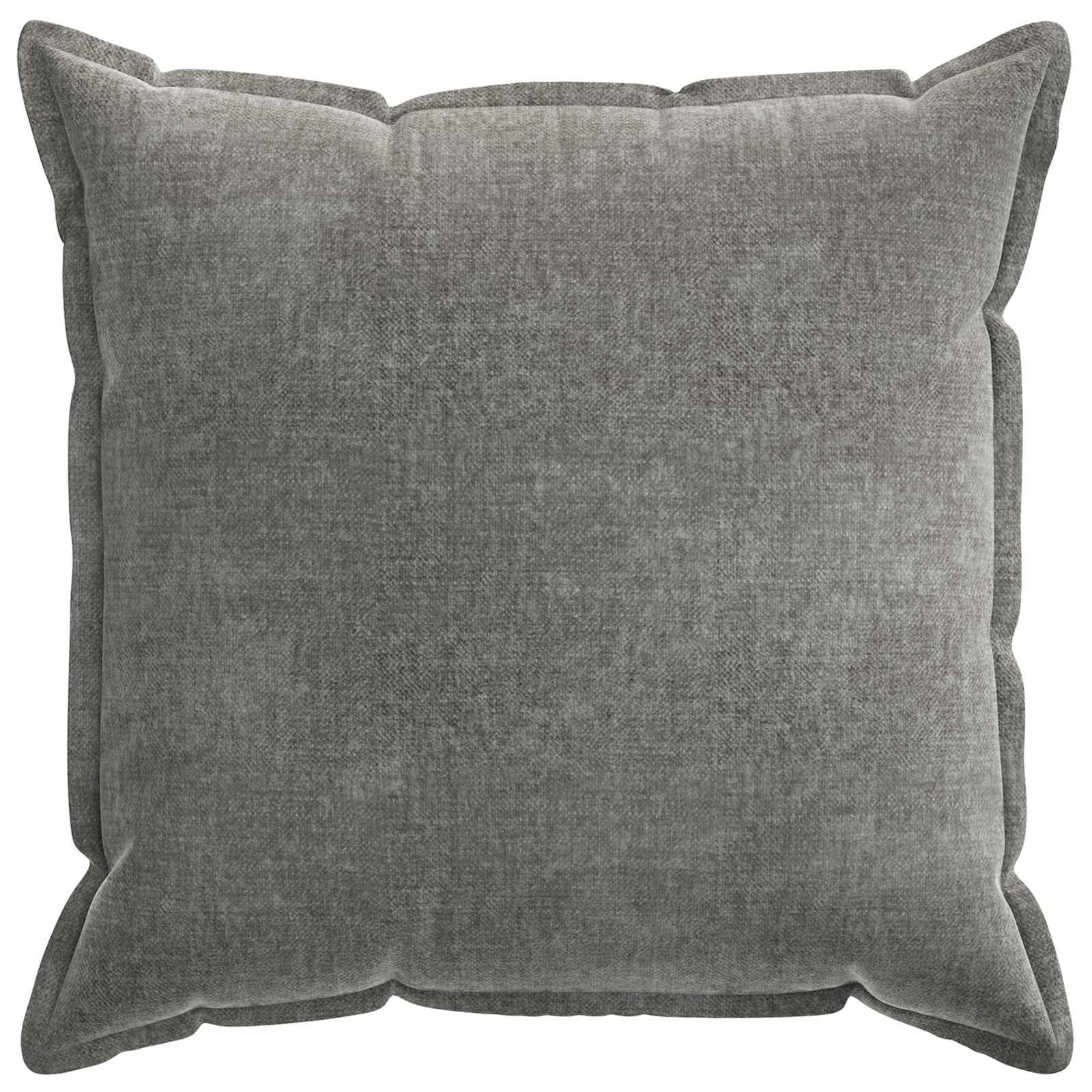 vidaXL Cushion Cover 6 pcs HOUTEN Dark Grey 65 x 65 cm Chenille Fabric 3