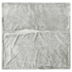 vidaXL Cushion Cover 6 pcs HOUTEN Light Grey 65 x 65 cm Flannel 4