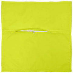 vidaXL Cushion Cover 6 pcs HOUTEN Bright Green 70 x 70 cm Polyester 4
