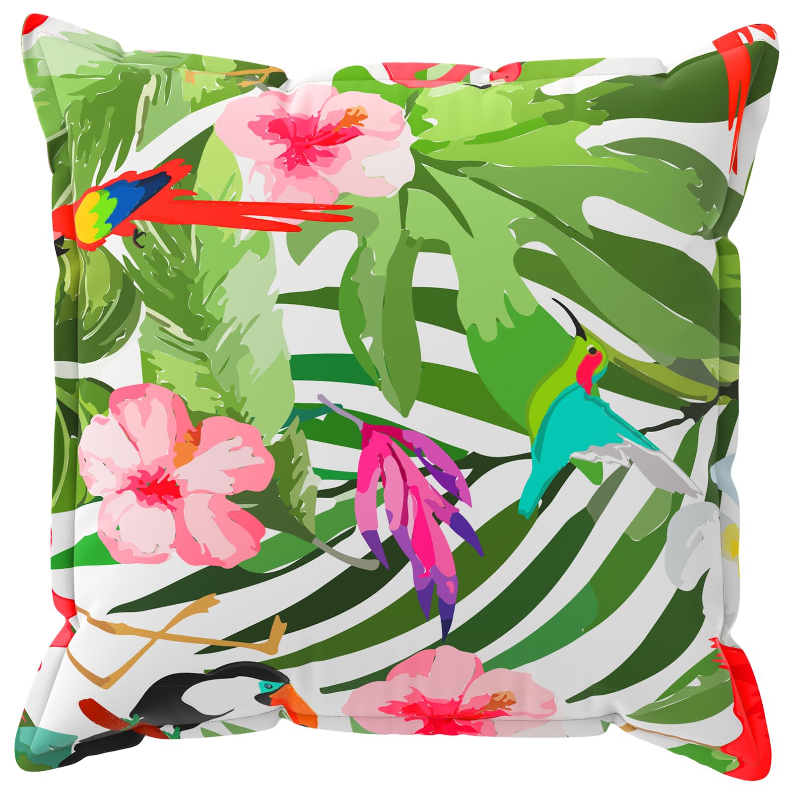 vidaXL Cushion Cover 6 pcs HOUTEN Black 70 x 70 cm Polyester 3
