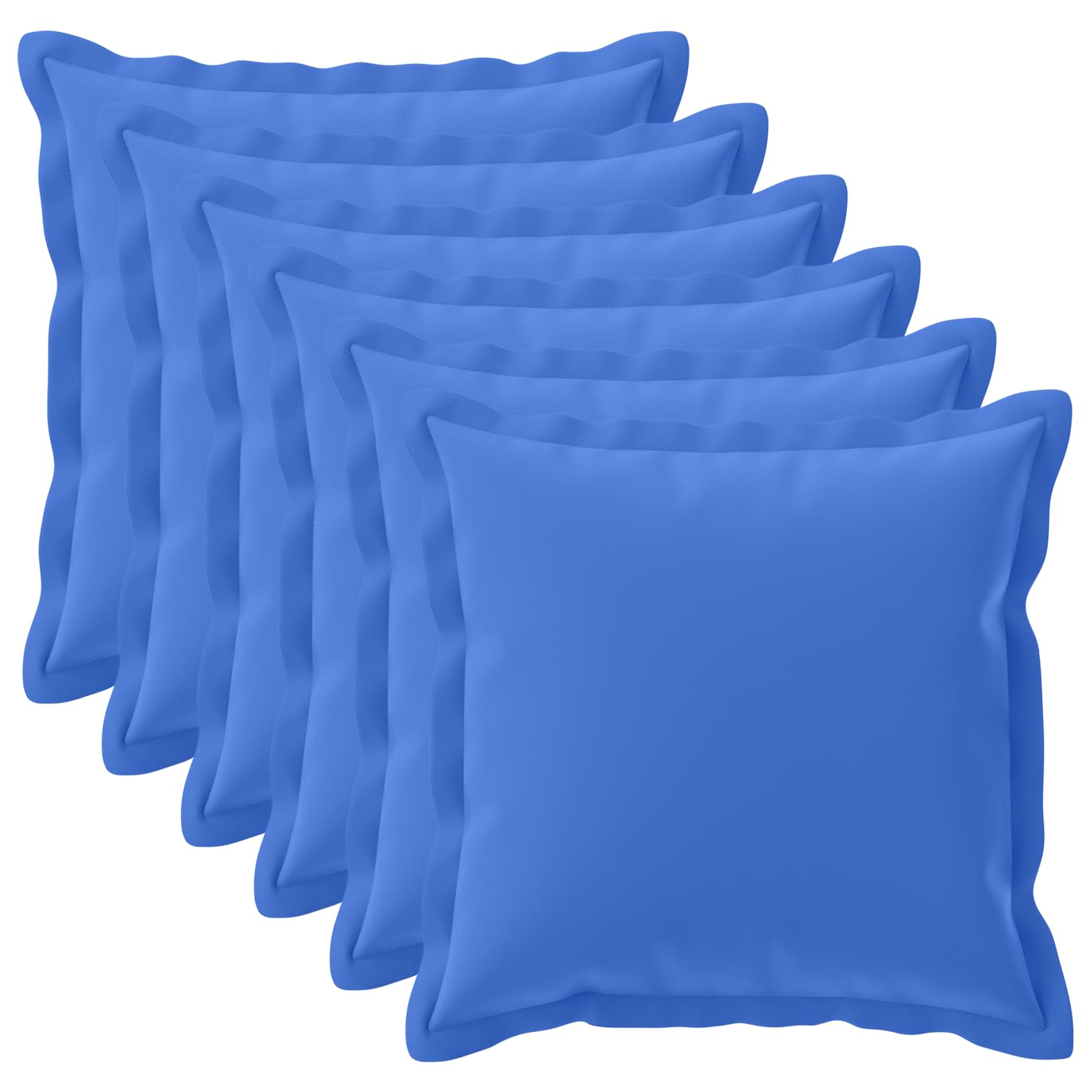 vidaXL Cushion Cover 6 pcs HOUTEN Royal Blue 70 x 70 cm Polyester 2