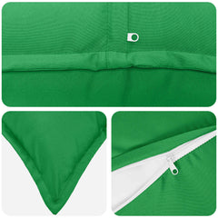 vidaXL Cushion Cover 6 pcs HOUTEN Green 70 x 70 cm Polyester 5