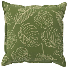 vidaXL Cushion Cover 6 pcs HOUTEN Leaf Design 70 x 70 cm Polyester 3