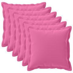 vidaXL Cushion Cover 6 pcs HOUTEN Pink 70 x 70 cm Polyester 2