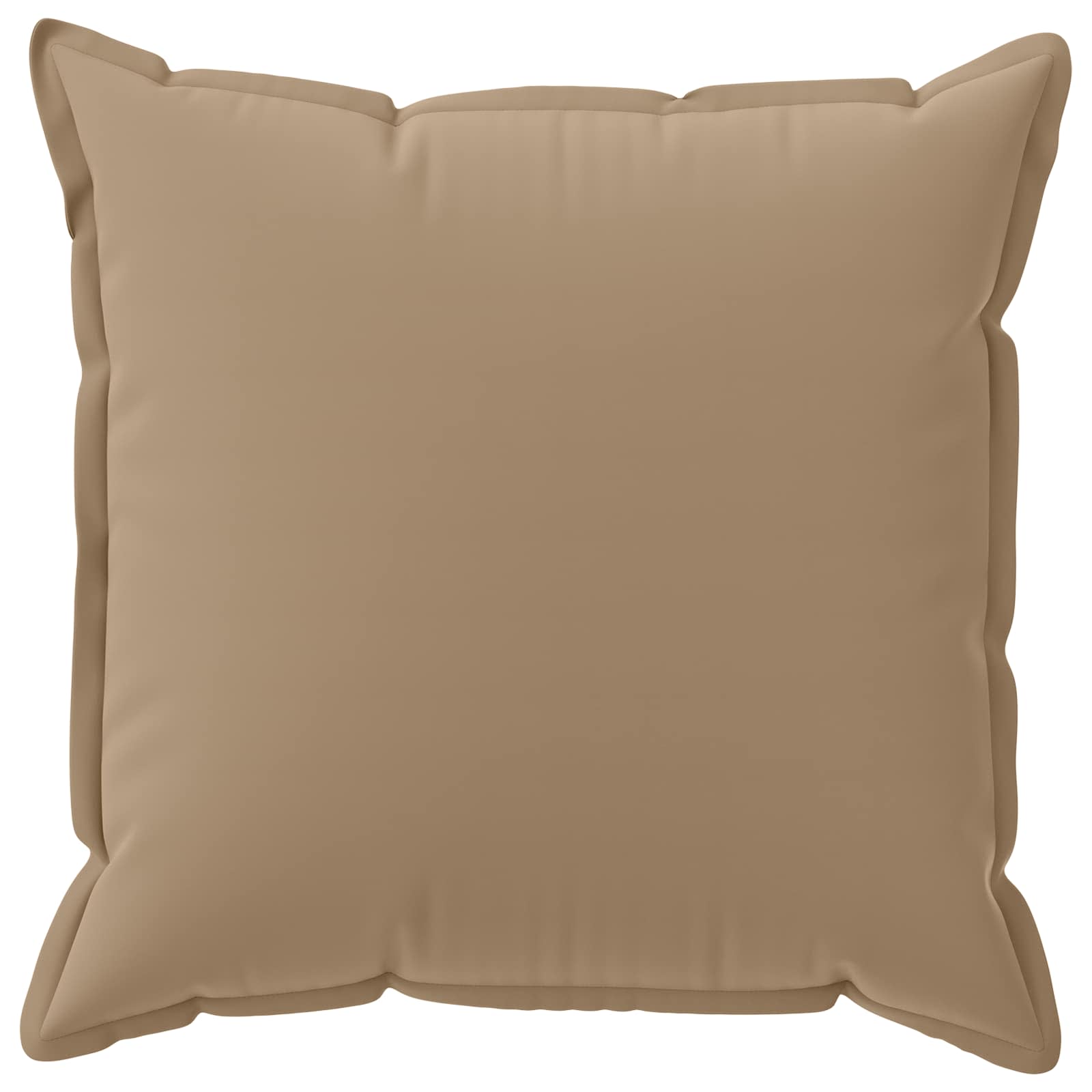 vidaXL Cushion Cover 6 pcs HOUTEN Taupe 70 x 70 cm Polyester 3
