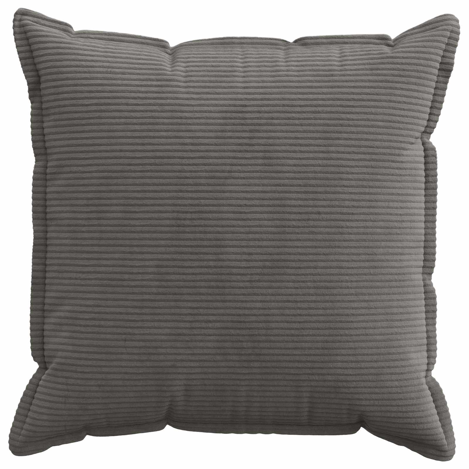 vidaXL Cushion Cover 2 pcs HOUTEN Dark Grey 80 x 80 cm Corduroy 2