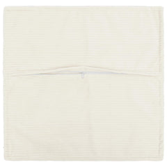 vidaXL Cushion Cover 2 pcs HOUTEN Cream 80 x 80 cm Corduroy 3