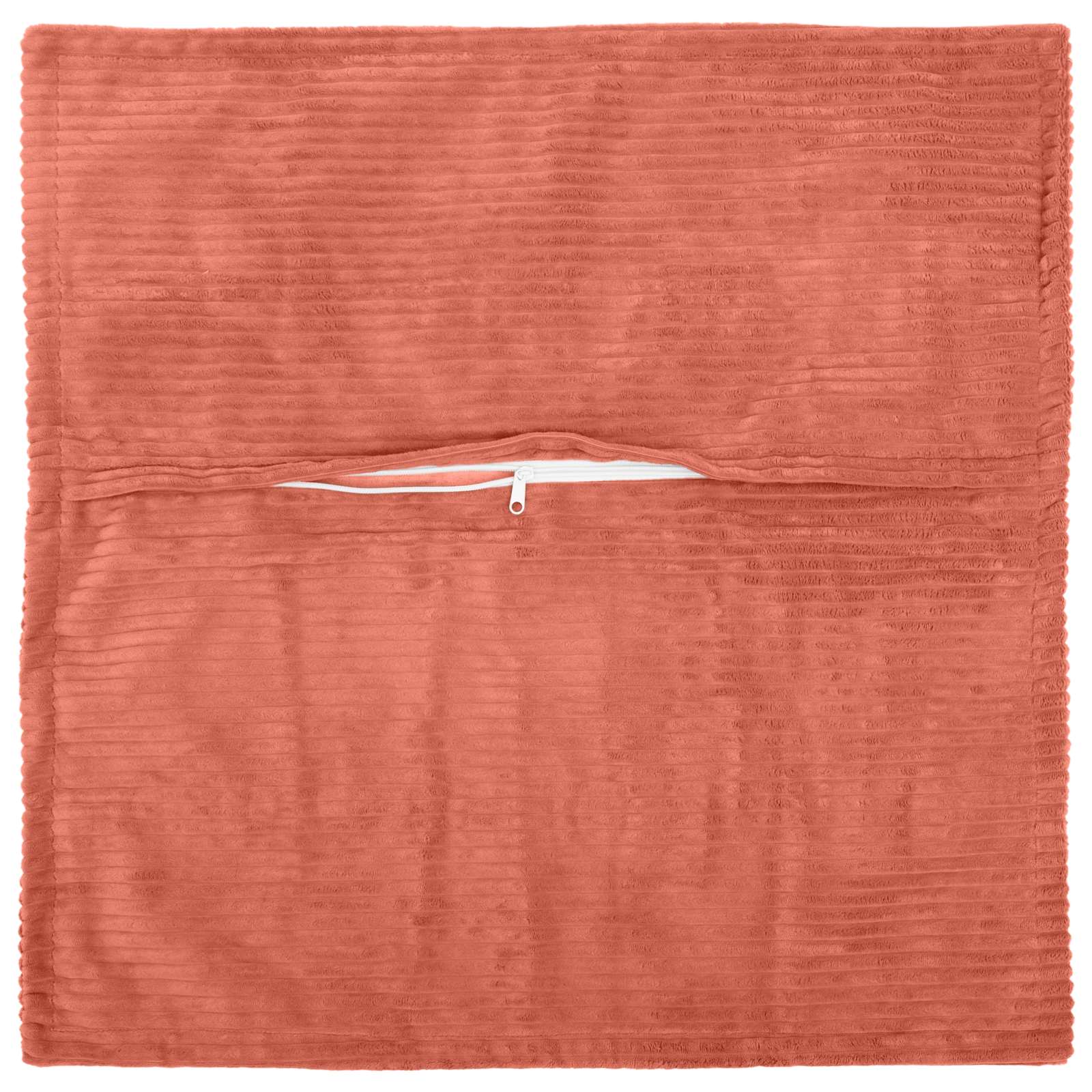 vidaXL Cushion Cover 2 pcs HOUTEN Red Orange 80 x 80 cm Corduroy 3