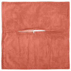 vidaXL Cushion Cover 2 pcs HOUTEN Red Orange 80 x 80 cm Corduroy 3