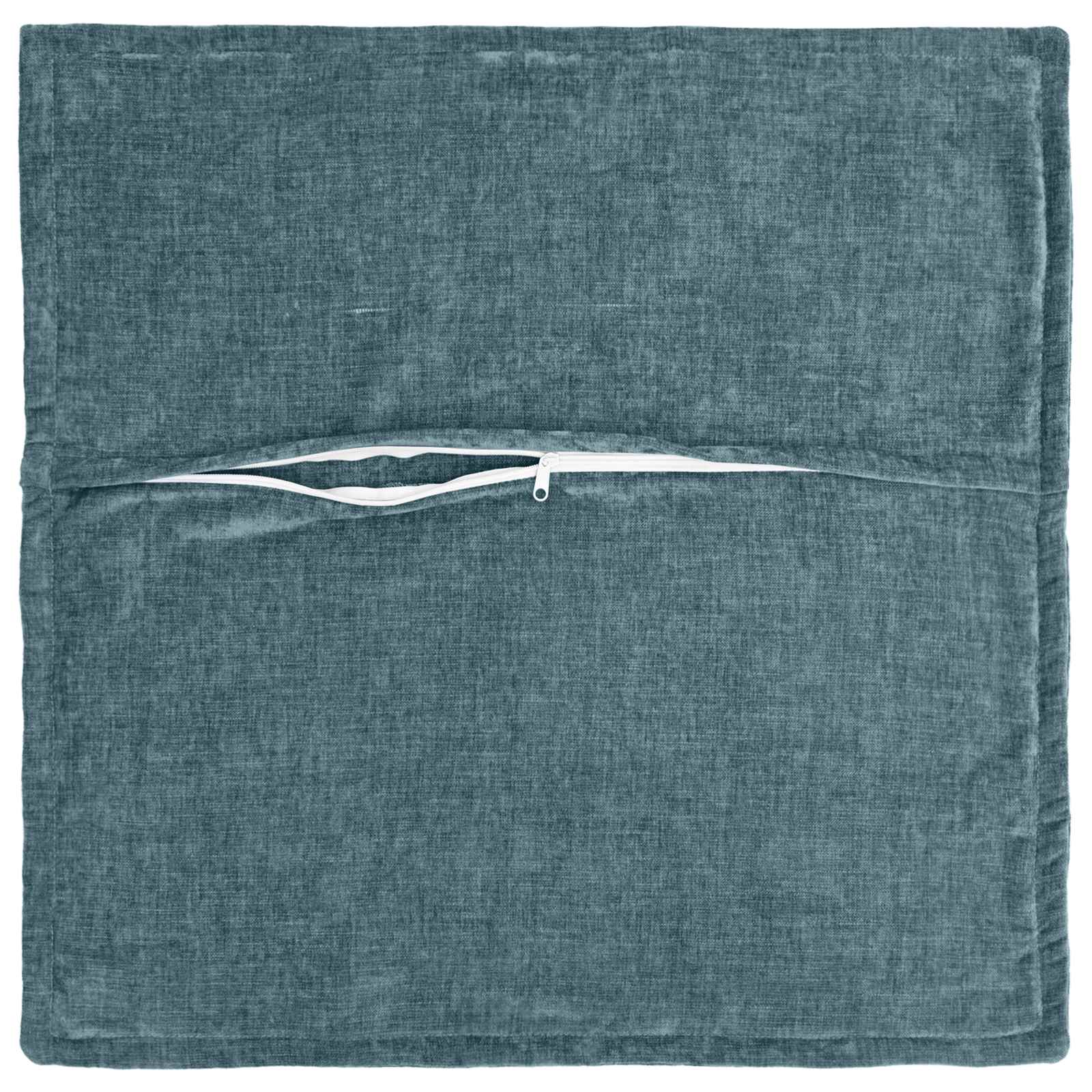 vidaXL Cushion Cover 2 pcs HOUTEN Blue 80 x 80 cm Chenille Fabric 4