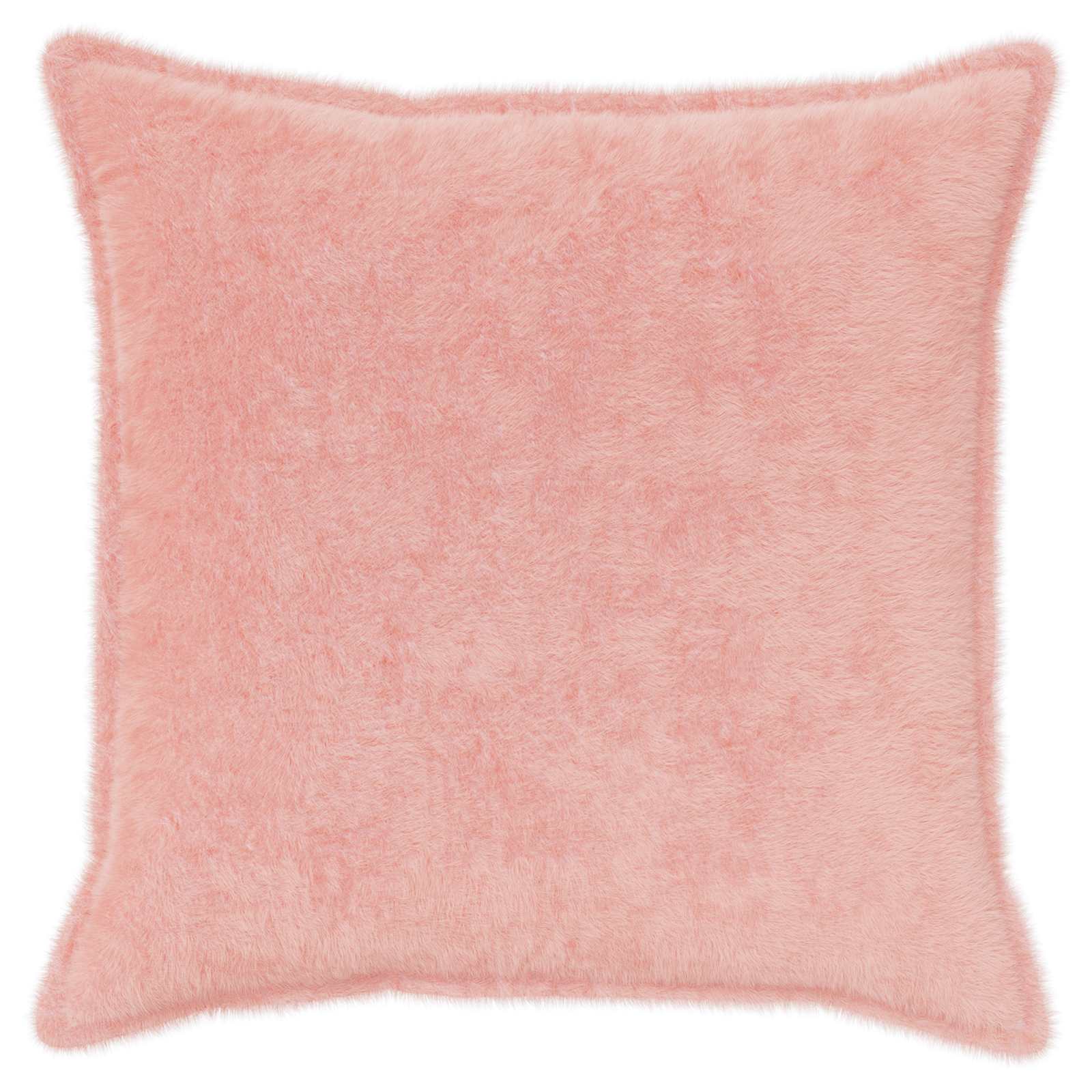 vidaXL Cushion Cover 6 pcs HOUTEN Pink 80 x 80 cm Faux Rabbit Fur 3