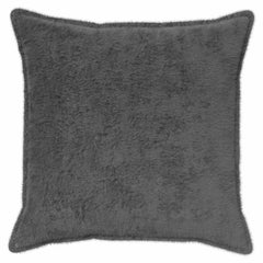 vidaXL Cushion Cover 6 pcs HOUTEN Dark Grey 80 x 80 cm Faux Rabbit Fur 3