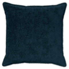 vidaXL Cushion Cover 6 pcs HOUTEN Navy Blue 80 x 80 cm Faux Rabbit Fur 3