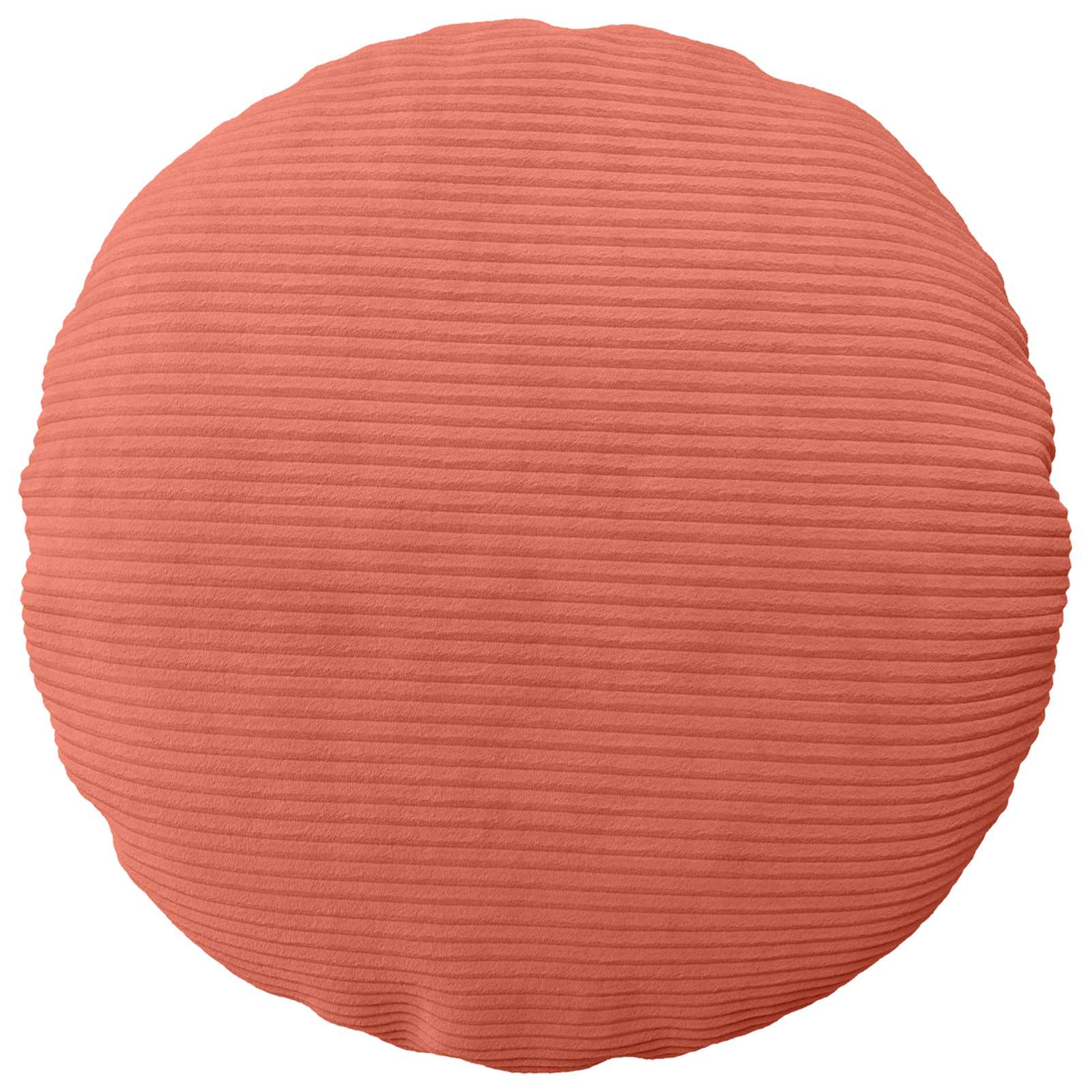 vidaXL Cushion Cover 6 pcs HEERLEN Red Orange Ø 50 cm Corduroy 2