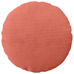 vidaXL Cushion Cover 6 pcs HEERLEN Red Orange Ø 50 cm Corduroy 2
