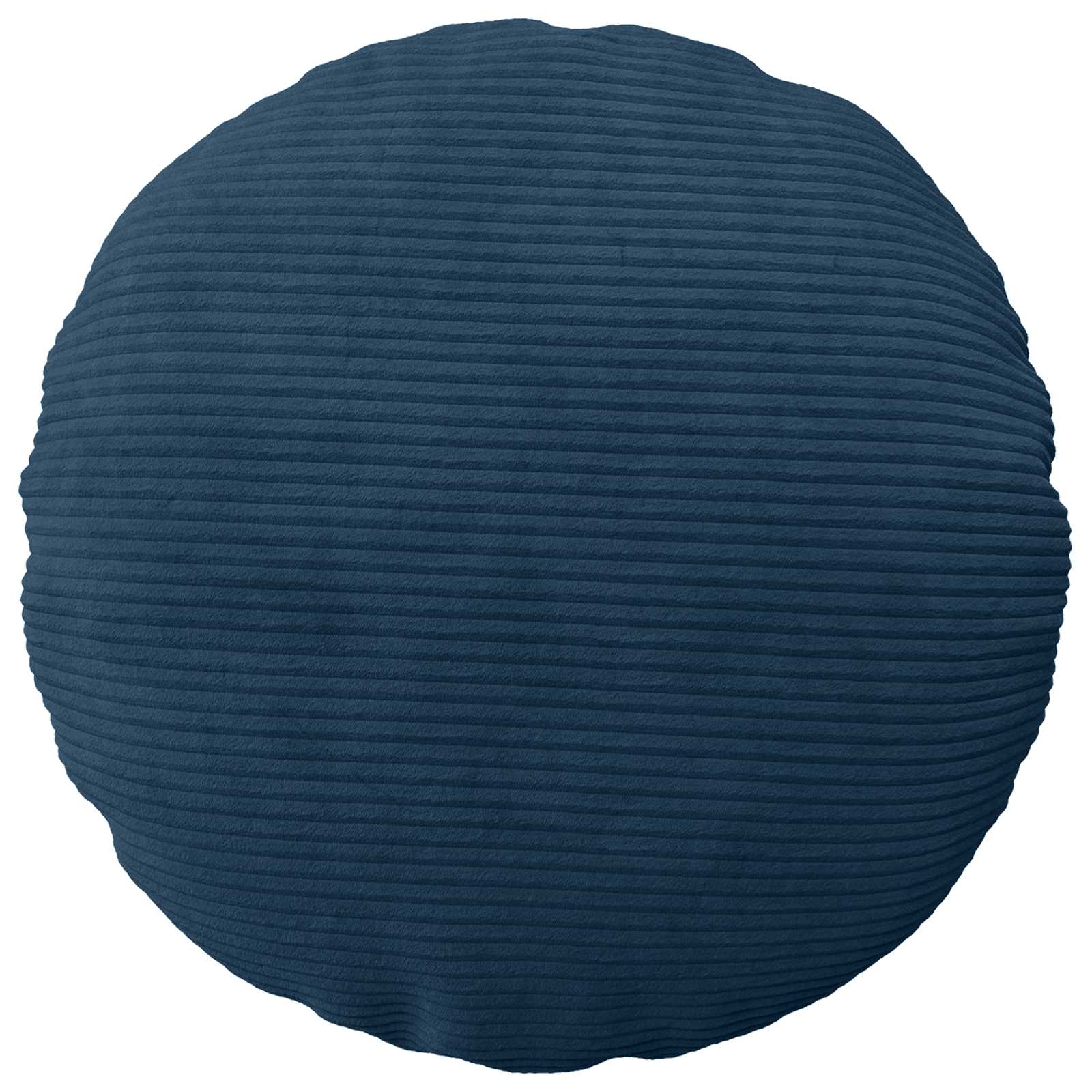 vidaXL Cushion Cover 6 pcs HEERLEN Navy Blue Ø 50 cm Corduroy 2