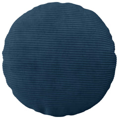 vidaXL Cushion Cover 6 pcs HEERLEN Navy Blue Ø 50 cm Corduroy 2