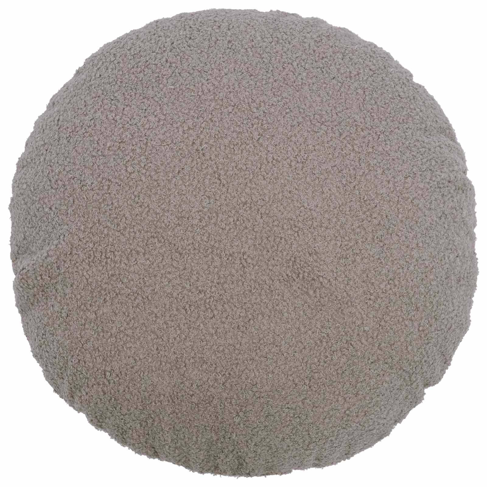 vidaXL Cushion Cover 6 pcs HEERLEN Light Grey Ø 50 cm Bouclé 2