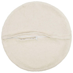 vidaXL Cushion Cover 6 pcs HEERLEN Cream Ø 50 cm Bouclé 3