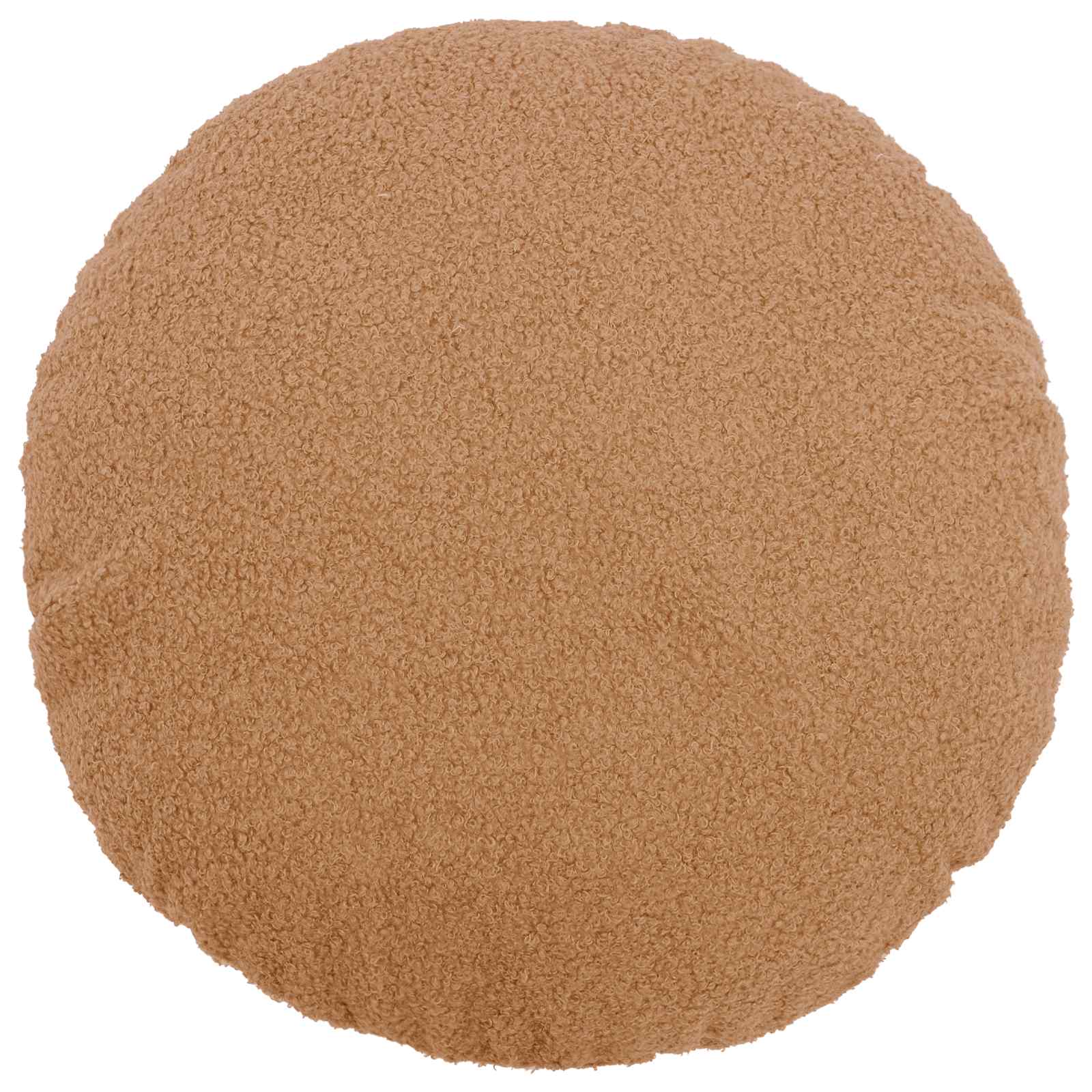 vidaXL Cushion Cover 6 pcs HEERLEN Beige Ø 50 cm Bouclé 2