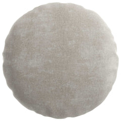 vidaXL Cushion Cover 6 pcs HEERLEN Light Grey Ø 50 cm Chenille Fabric 4