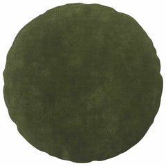 vidaXL Cushion Cover 6 pcs HEERLEN Green Dia. 60 cm Microfiber Fleece 2