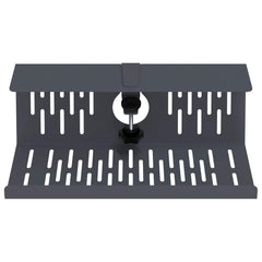 vidaXL Under Desk Cable Management Tray 2 pcs Anthracite 5