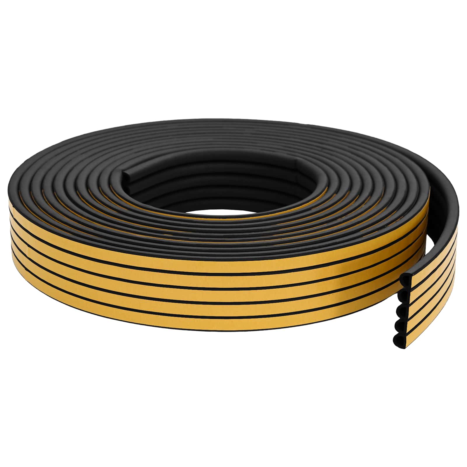 vidaXL Self-Adhesive Window Seal Black 14 x 12 mm 100 m EPDM Foam 2