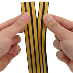 vidaXL Self-Adhesive Window Seal Black 14 x 12 mm 100 m EPDM Foam 4