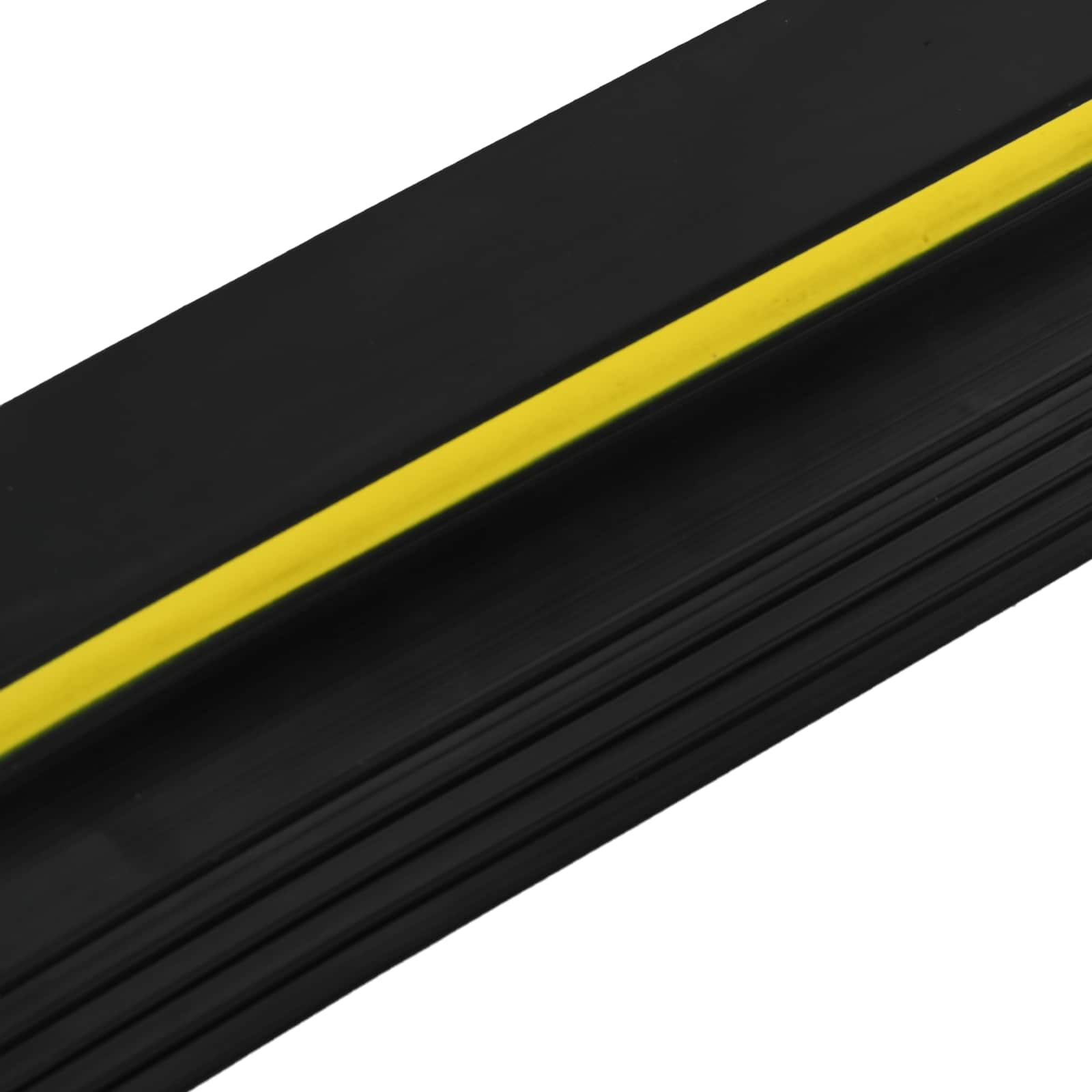 vidaXL Garage Floor Seal Black and Yellow 12 x 90 mm 5 m PVC 4
