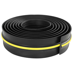 vidaXL Garage Floor Seal Black and Yellow 12 x 90 mm 5 m PVC 2