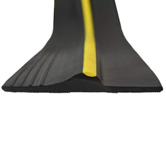 vidaXL Garage Floor Seal Black and Yellow 12 x 90 mm 5 m PVC 3