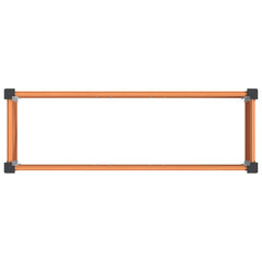 vidaXL Garden Raised Bed Brown 100 x 30 x 36 cm WPC and Aluminium 5