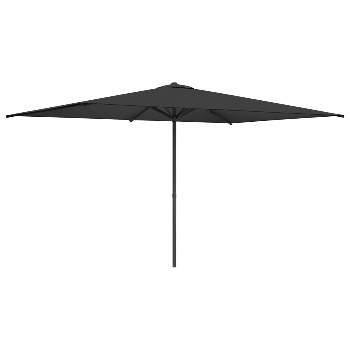 Garden Parasol Rectangular Polyester without Base Drop 3 m Anthracite 2 m
