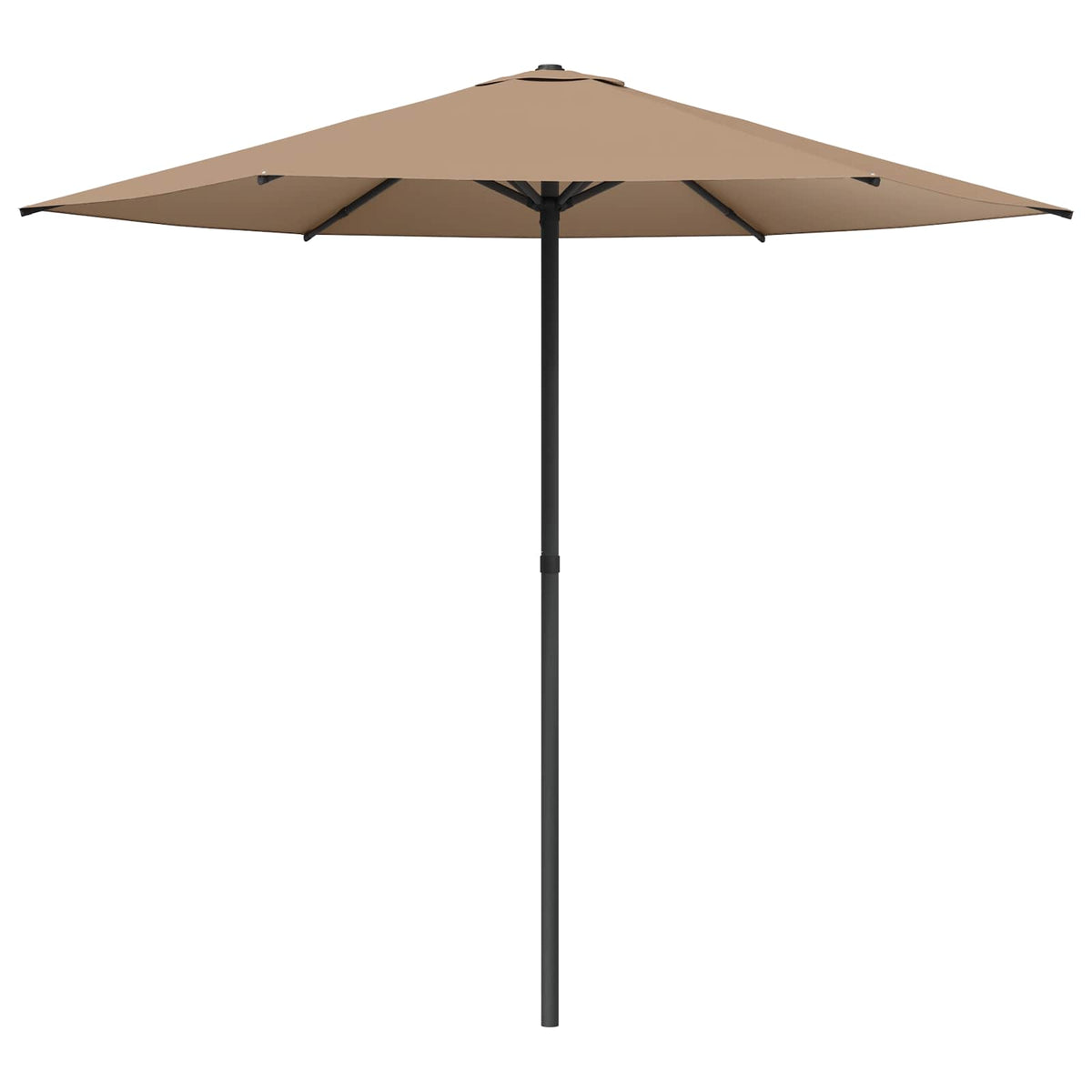 Garden Parasol Rectangular 2.3 x 2.3 m Polyester without base Drop 2.3 m Taupe