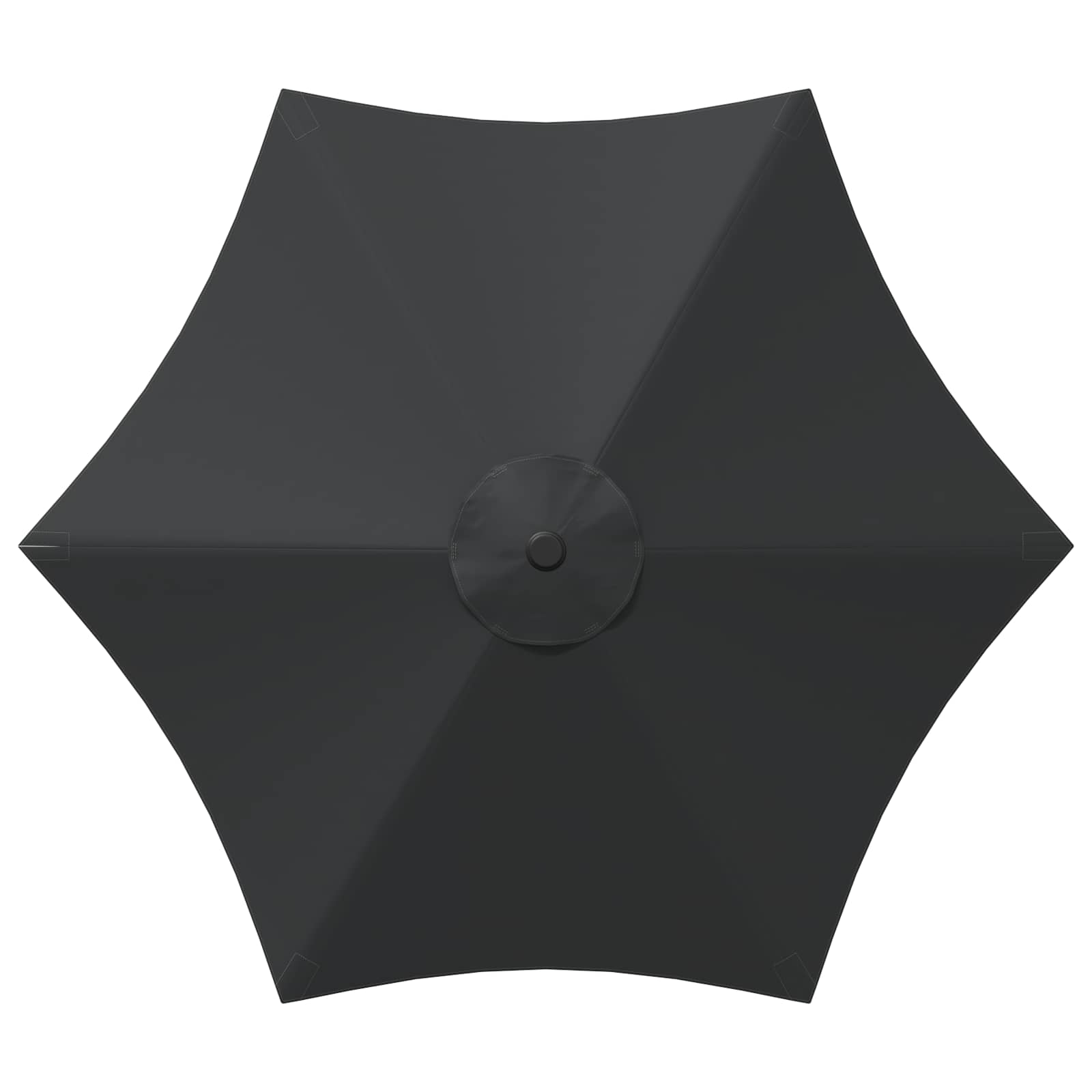 vidaXL Garden Parasol 230 x 230 cm Polyester Rectangular Anthracite 4