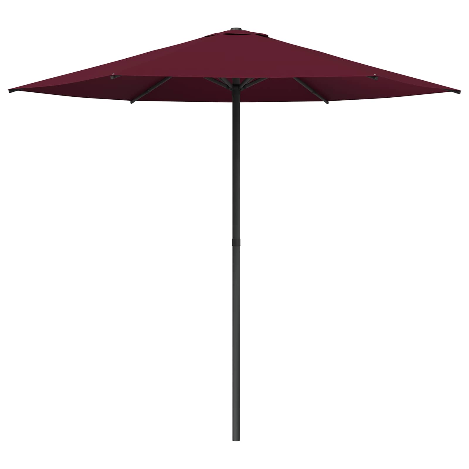 vidaXL Garden Parasol 230 x 230 cm Polyester Rectangular Bordeaux Red 2