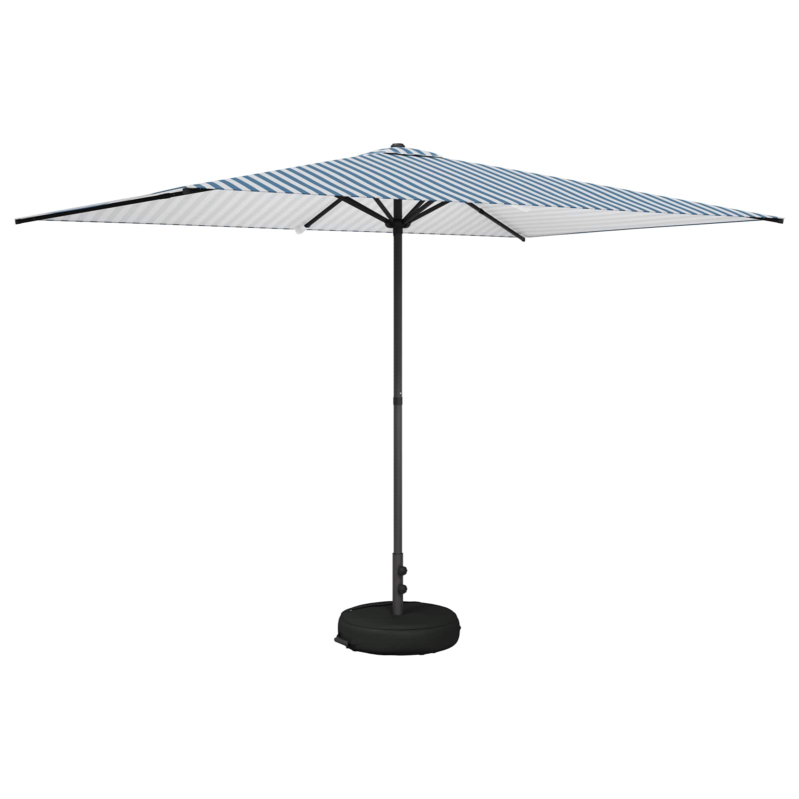 vidaXL Garden Parasol with Base 200 x 300 cm Polyester Rectangular 2