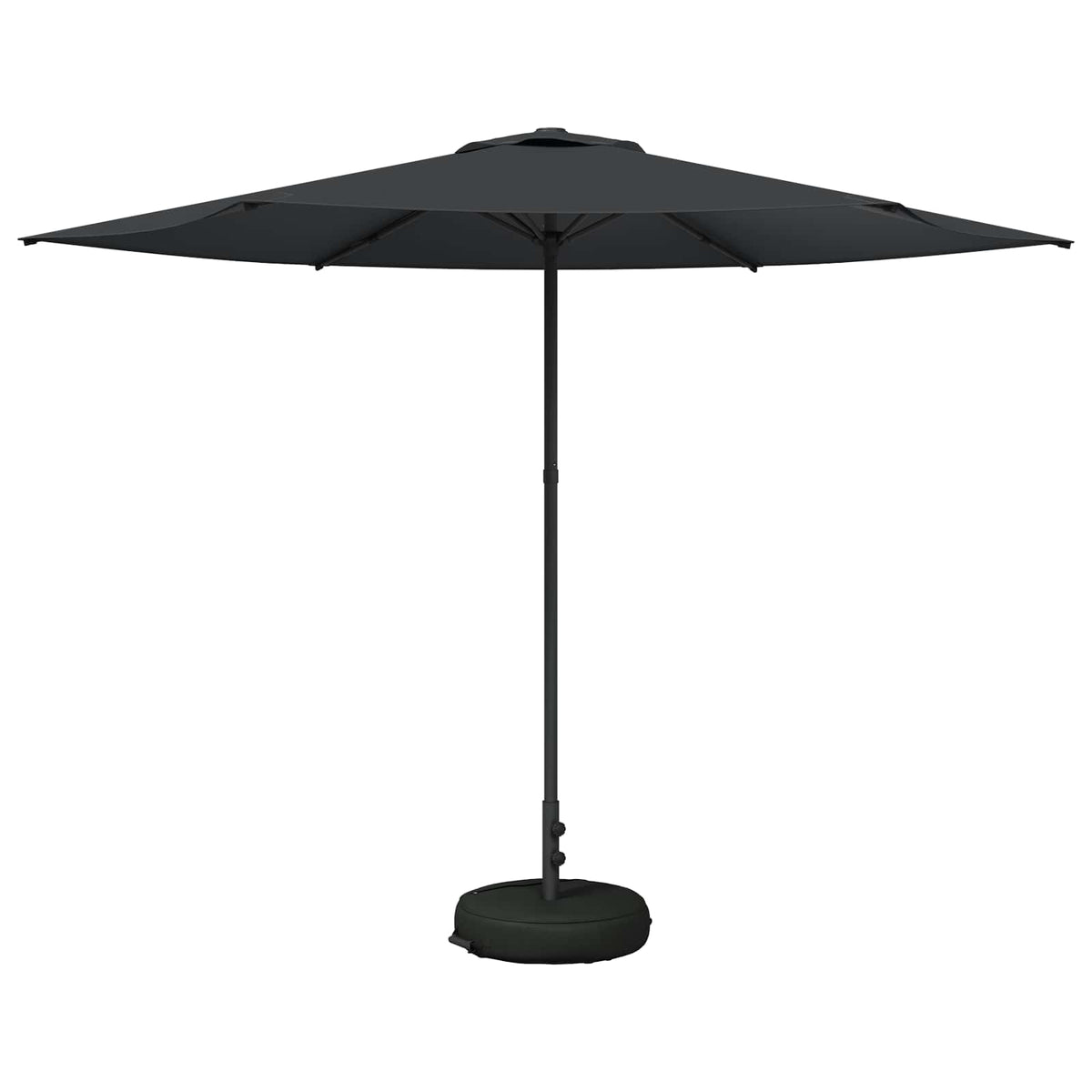 Garden Parasol Rectangular Polyester with base Drop 3 m Anthracite 3 m