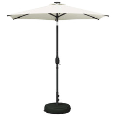vidaXL Garden Parasol with LED Lights and Base 230 x 230 cm Polyester 2