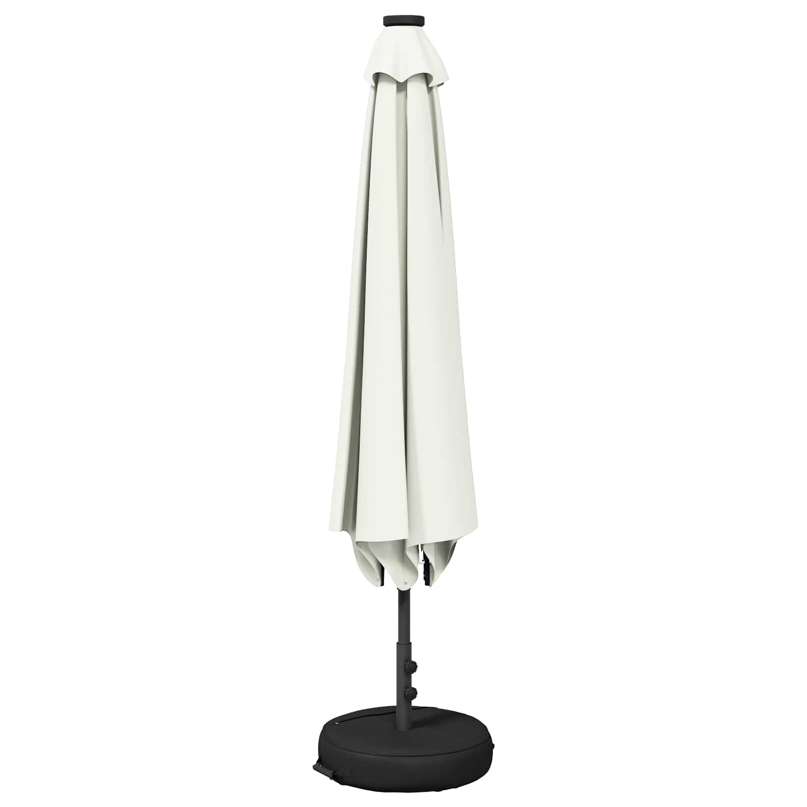 vidaXL Garden Parasol with LED Lights and Base 230 x 230 cm Polyester 3